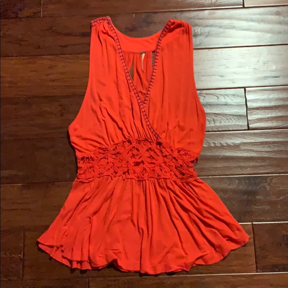 Free people sleeveless V-Neck